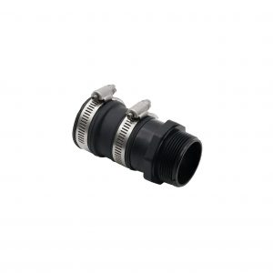 Sump Pump Check Valve with Stainless Clamps (2)