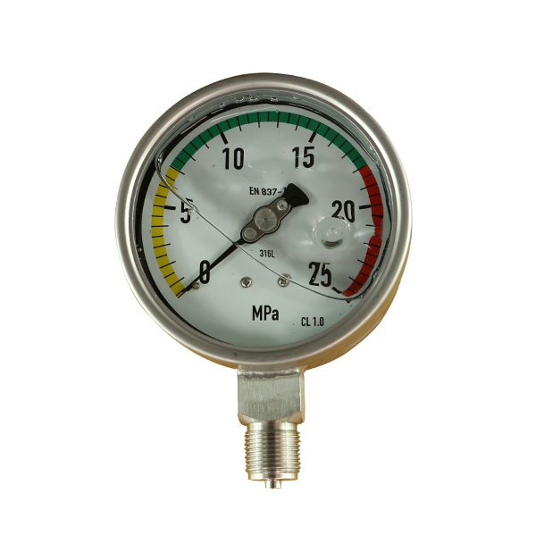 Vibration proof pressure gauge1